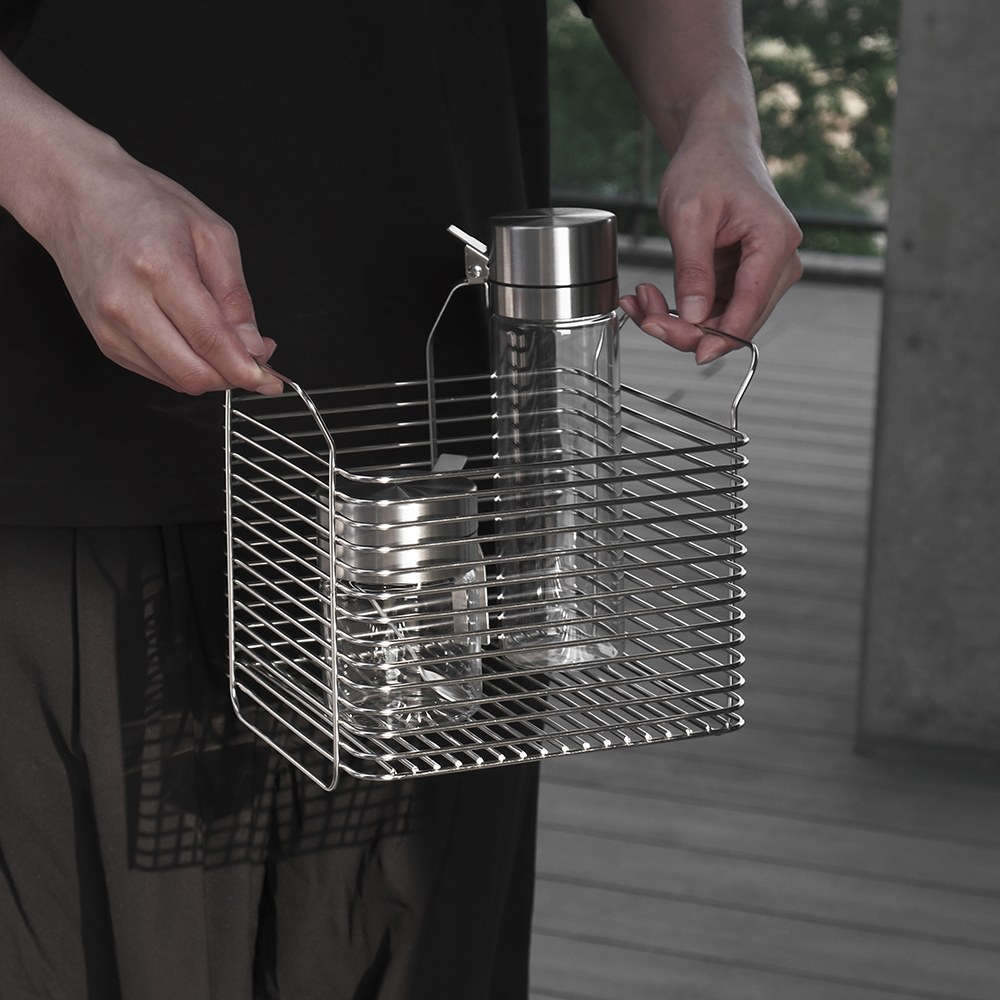 Grid 網格不銹鋼儲物藍